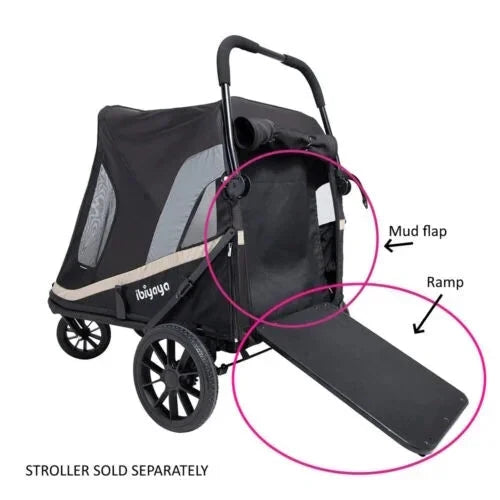 Ibiyaya Grand Cruiser Large Dog Stroller | + Included Supportive Cushion