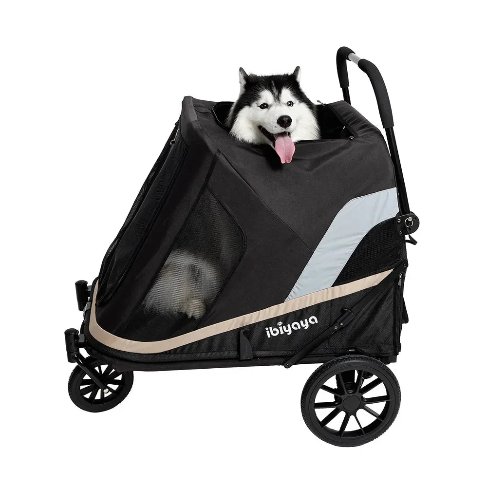 Ibiyaya Grand Cruiser Large Dog Stroller | + Included Supportive Cushion
