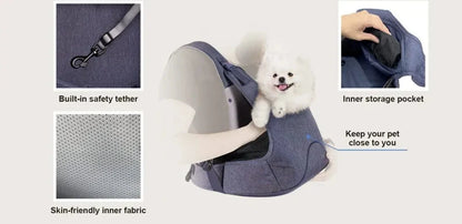 Ibiyaya Hug Pack Small Dog Chest Carrier