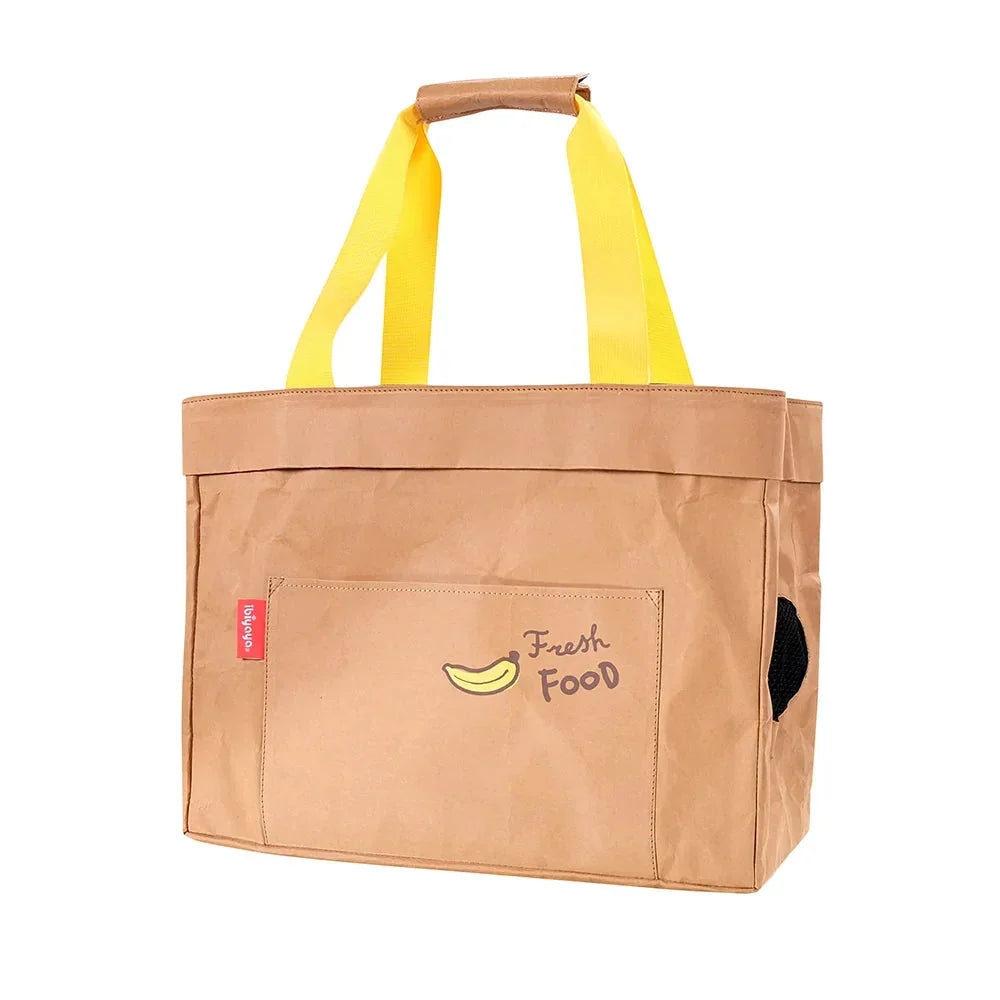 Ibiyaya Kraft Pa-purrr Canvas Pet Carrier