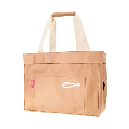Ibiyaya Kraft Pa-purrr Canvas Pet Carrier