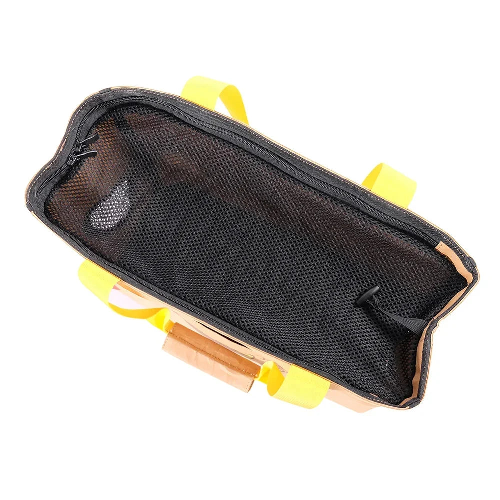 Ibiyaya Kraft Pa-purrr Canvas Pet Carrier