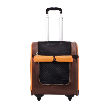 Ibiyaya Liso Backpack Rolling Pet Carrier