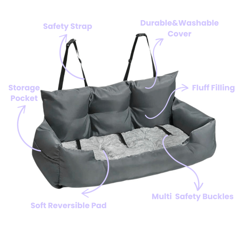 Julibee Vibrant Waterproof Large Dog Car Seat