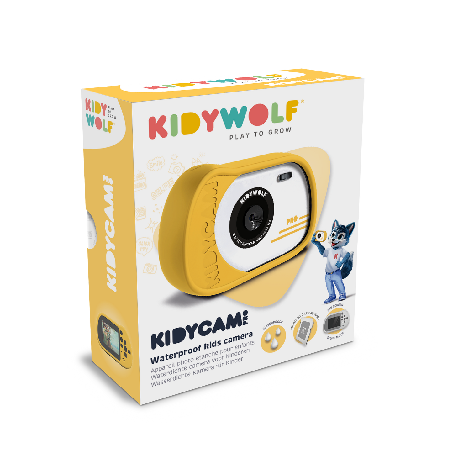 KIDYCAM PRO Waterproof and Shockproof Digital Camera Orange
