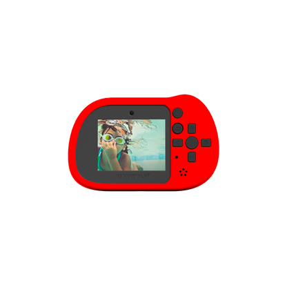 KIDYCAM PRO Waterproof and Shockproof Digital Camera Red