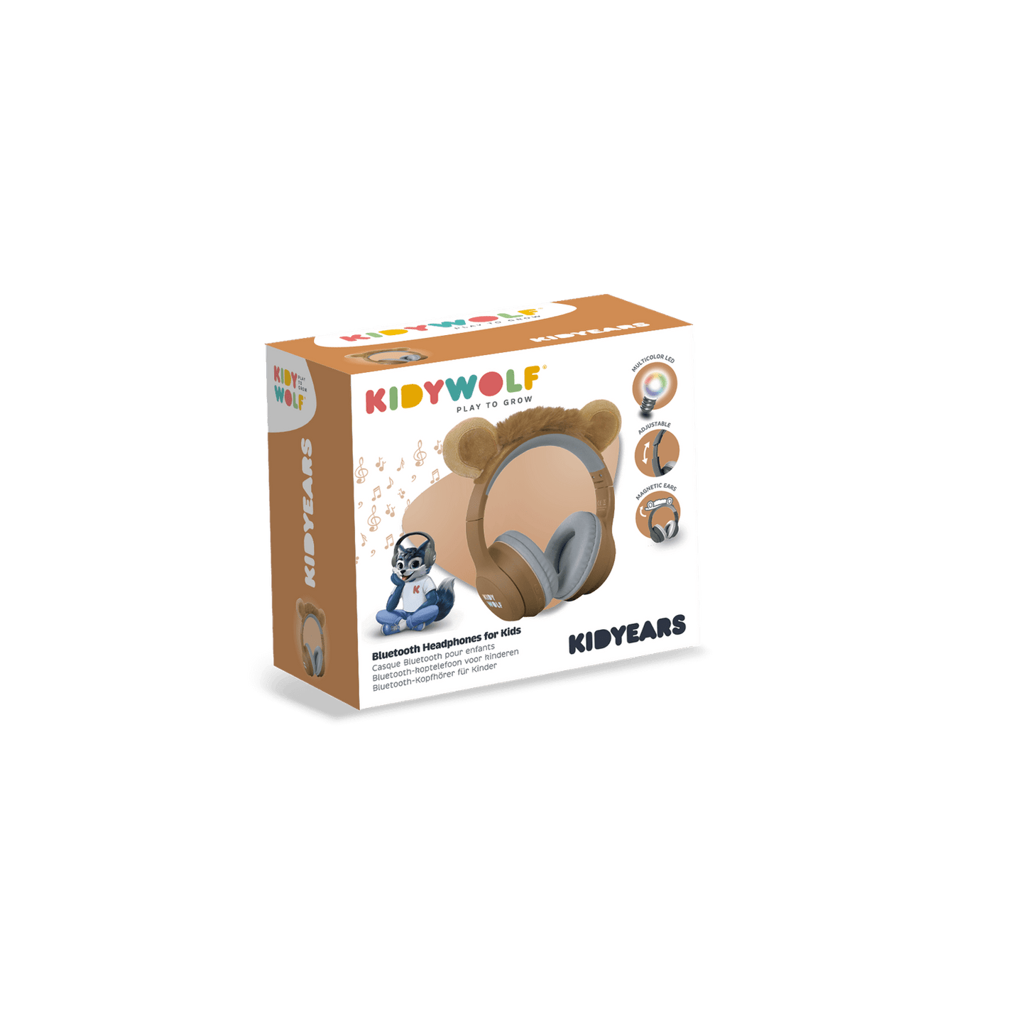 KIDYEARS Bluetooth Headphones Lion