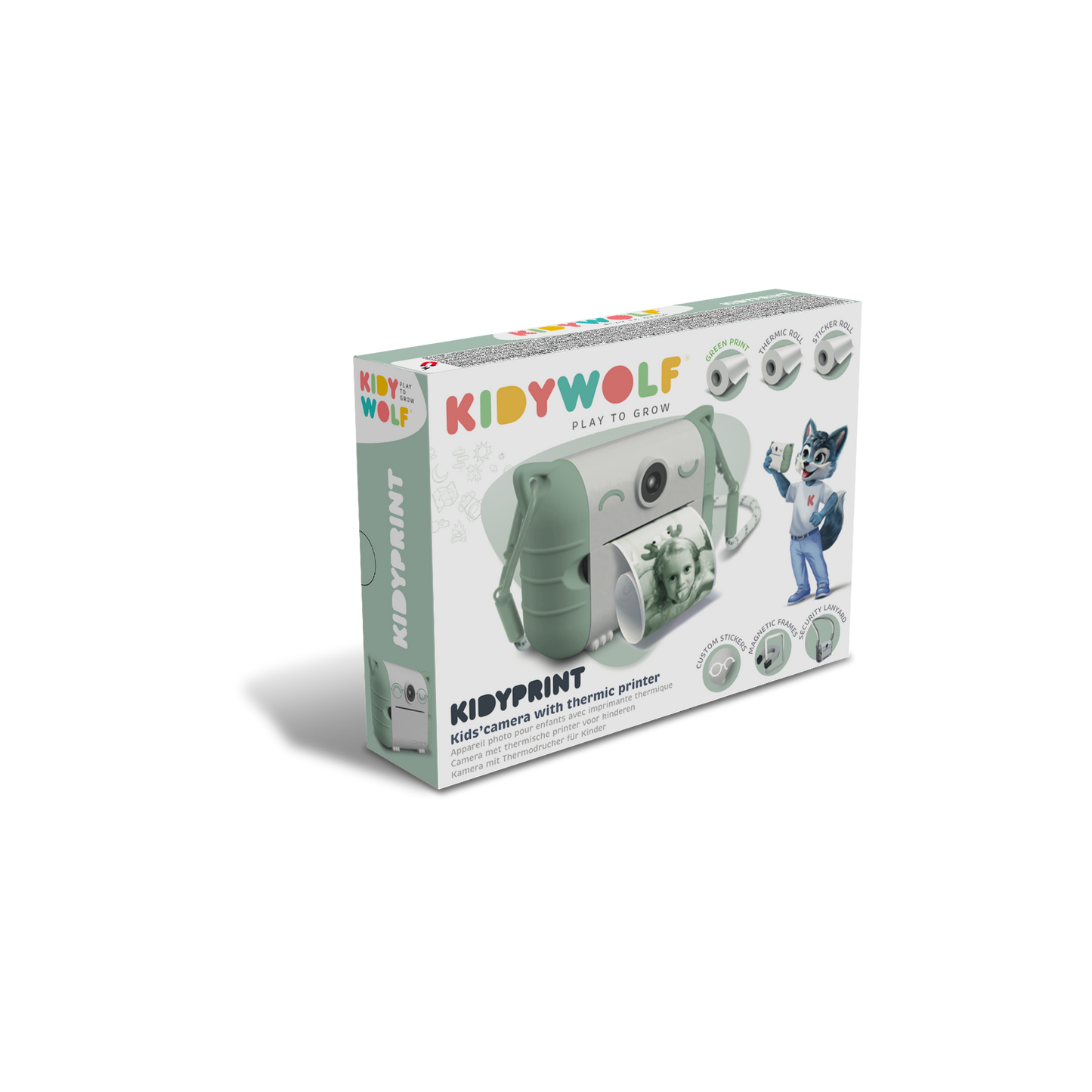 KIDYPRINT Instant Thermal Printing Camera Green