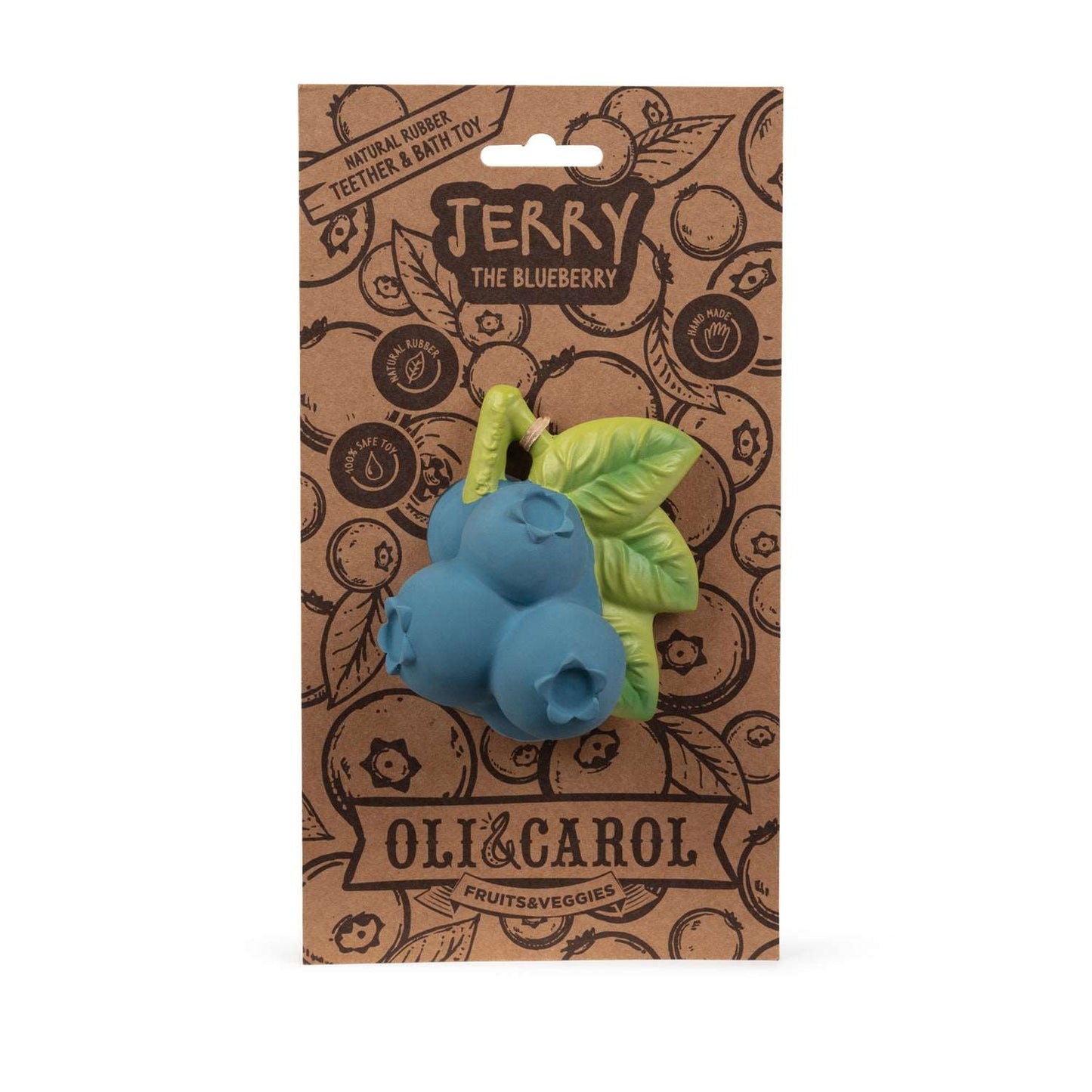 Oli & Carol Jerry the Blueberry Teether