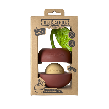 Oli&Carol Mery the Cherry Stacking and Ball Toy