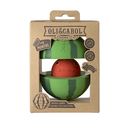 Oli&Carol Wally the Watermelon Stacking and Ball Toy