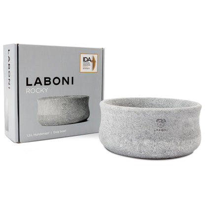 Laboni Soapstone Dog & Cat Bowl Rocky