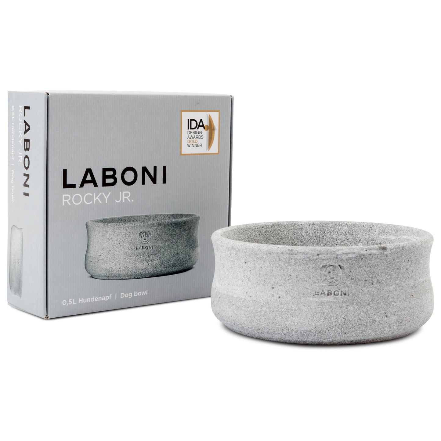 Laboni Soapstone Dog & Cat Bowl Rocky