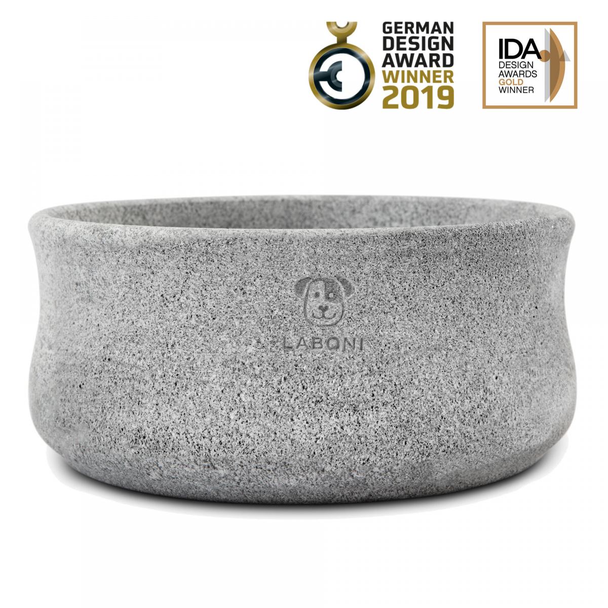 Laboni Soapstone Dog & Cat Bowl Rocky