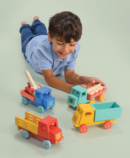 Teal Timber Truck
