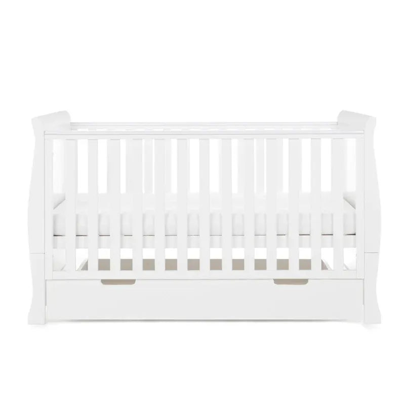 Obaby Stamford Classic Sleigh (3 Piece) Room Set - White