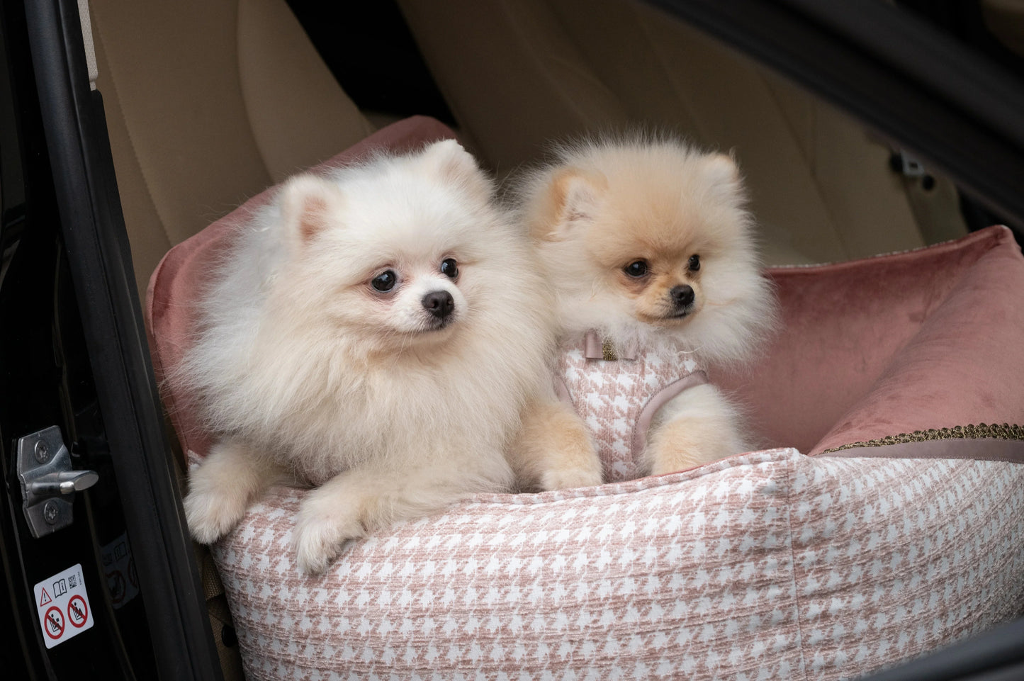 Oh Charlie Dog Car Seat Bed Glamour