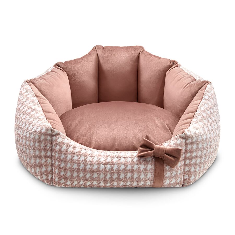 Oh Charlie Round Dog Bed Glamour