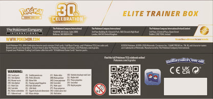 Pokémon TCG: Elite Trainer Box - 30th Celebration *** Preorder - Expected Launch Date 16/09/26 ***