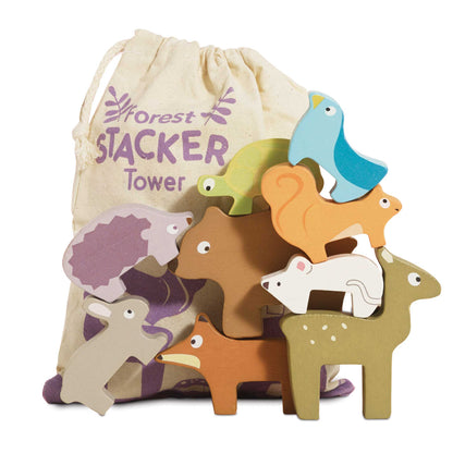 Le Toy Van Forest Stacker Tower & Bag