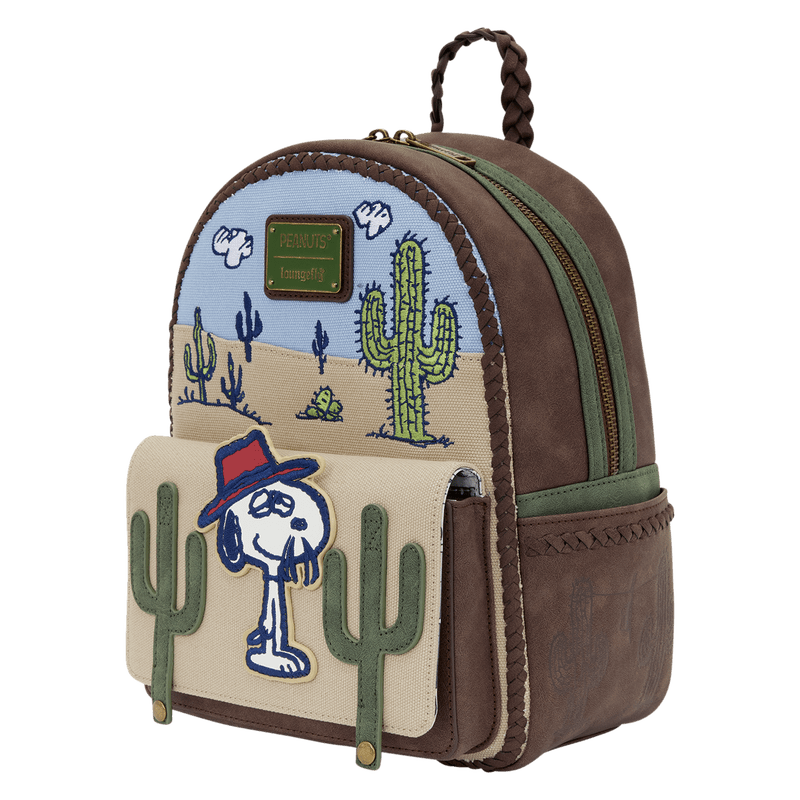 Loungefly Peanuts Spike Desert Mini Backpack