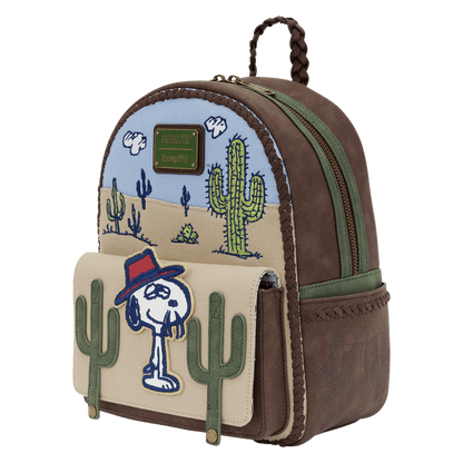 Loungefly Peanuts Spike Desert Mini Backpack