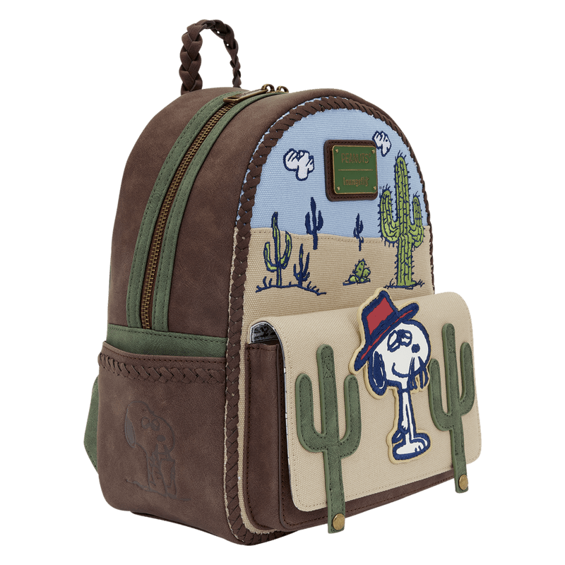 Loungefly Peanuts Spike Desert Mini Backpack