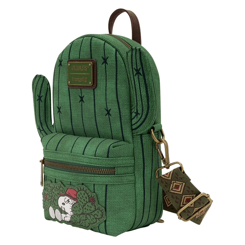 Loungefly Peanuts Spike Desert Cactus Sling Crossbody Bag