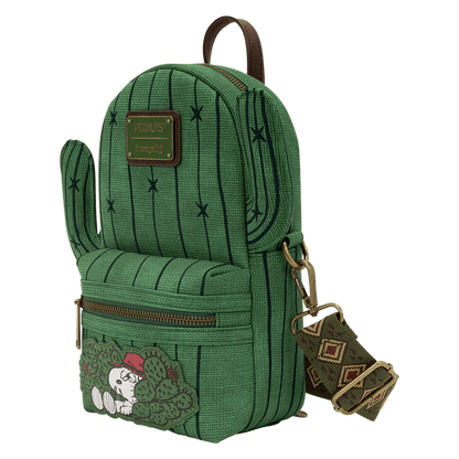 Loungefly Peanuts Spike Desert Cactus Sling Crossbody Bag