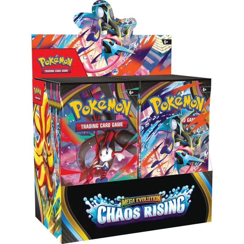 Pokémon TCG:  Mega Evolution Chaos Rising 36 Pack CDU * Wave 2 * Pre-order * 1st Wave has sold out, so these will not be dispatched until June - date TBC *
