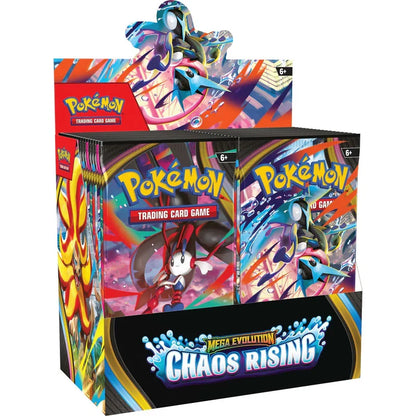Pokémon TCG:  Mega Evolution Chaos Rising 36 Pack CDU * Wave 2 * Pre-order * 1st Wave has sold out, so these will not be dispatched until June - date TBC *