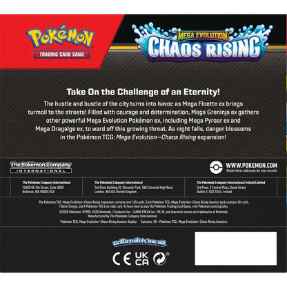 Pokémon TCG:  Mega Evolution Chaos Rising 36 Pack CDU * Wave 2 * Pre-order * 1st Wave has sold out, so these will not be dispatched until June - date TBC *