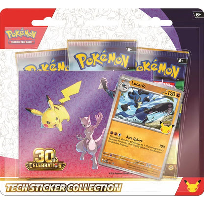 Pokémon TCG: Tech Sticker Collection - 30th Celebration *** Preorder - Expected Launch Date 16/09/26 ***