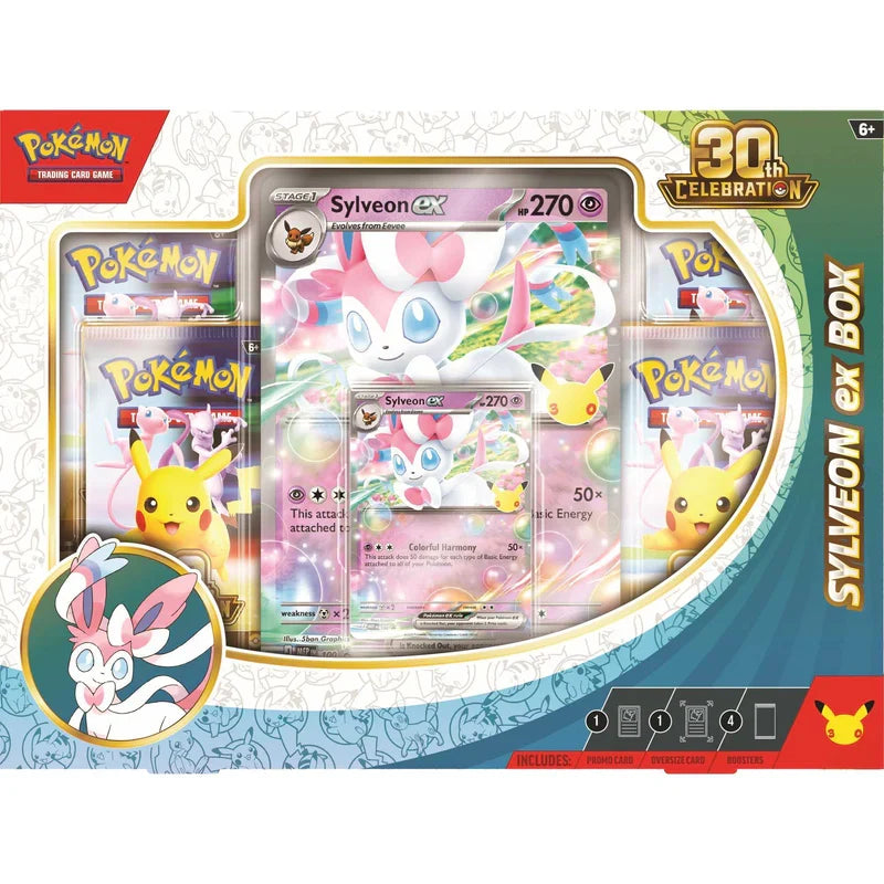 Pokémon TCG: ex Box - Sylveon - 30th Celebration *** Preorder - Expected Launch Date 16/09/26 ***