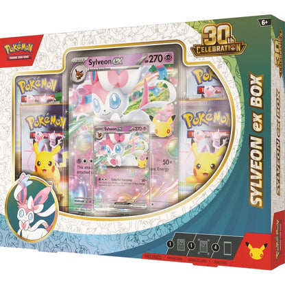 Pokémon TCG: ex Box - Sylveon - 30th Celebration *** Preorder - Expected Launch Date 16/09/26 ***