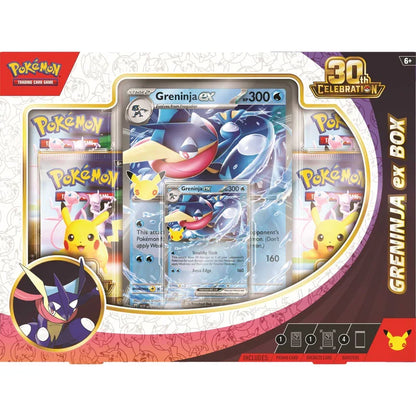 Pokémon TCG: ex Box - Greninja - 30th Celebration *** Preorder - Expected Launch Date 16/09/26 ***