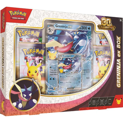 Pokémon TCG: ex Box - Greninja - 30th Celebration *** Preorder - Expected Launch Date 16/09/26 ***