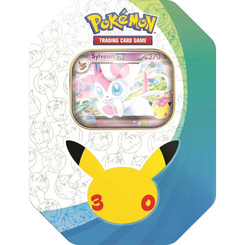 Pokémon TCG: ex Tin - Sylveon - 30th Celebration *** Preorder - Expected Launch Date 16/09/26 ***