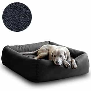 Pet Interiors Buffalo Leather Dog Bed BOOX