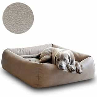 Pet Interiors Buffalo Leather Dog Bed BOOX