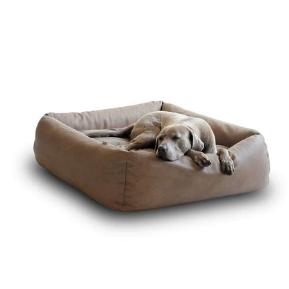 Pet Interiors Buffalo Leather Dog Bed BOOX