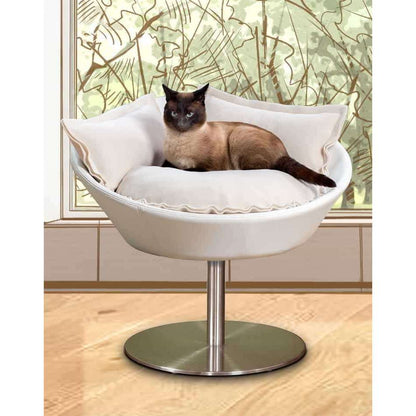 Pet Interiors Cosmo Faux Leather Deluxe Cat Bed