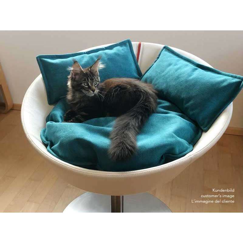 Pet Interiors Cosmo Faux Leather Deluxe Cat Bed