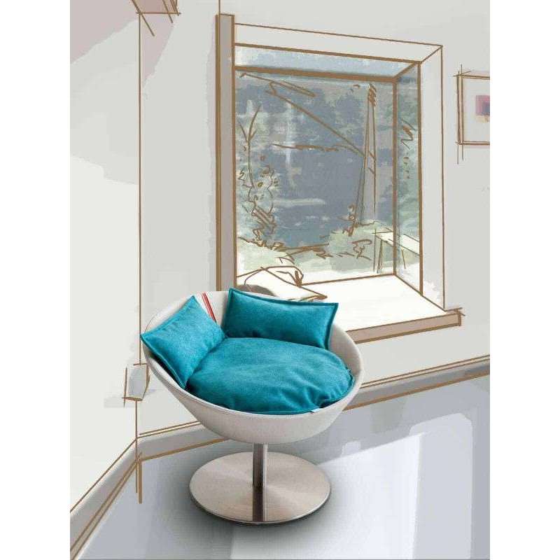 Pet Interiors Cosmo Leather Deluxe Cat Bed