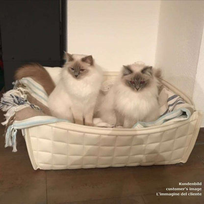 Pet Interiors Faux Leather Cat Basket BOWL
