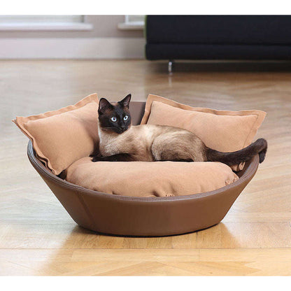 Pet Interiors Faux Leather Pet Bed MILA