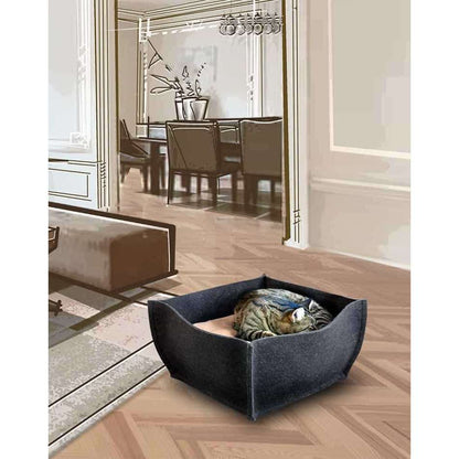 Pet Interiors Felt Cat Basket BOWL