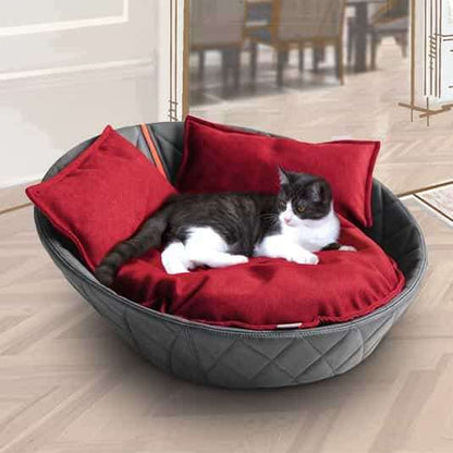 Pet Interiors Leather Pet Bed MILA