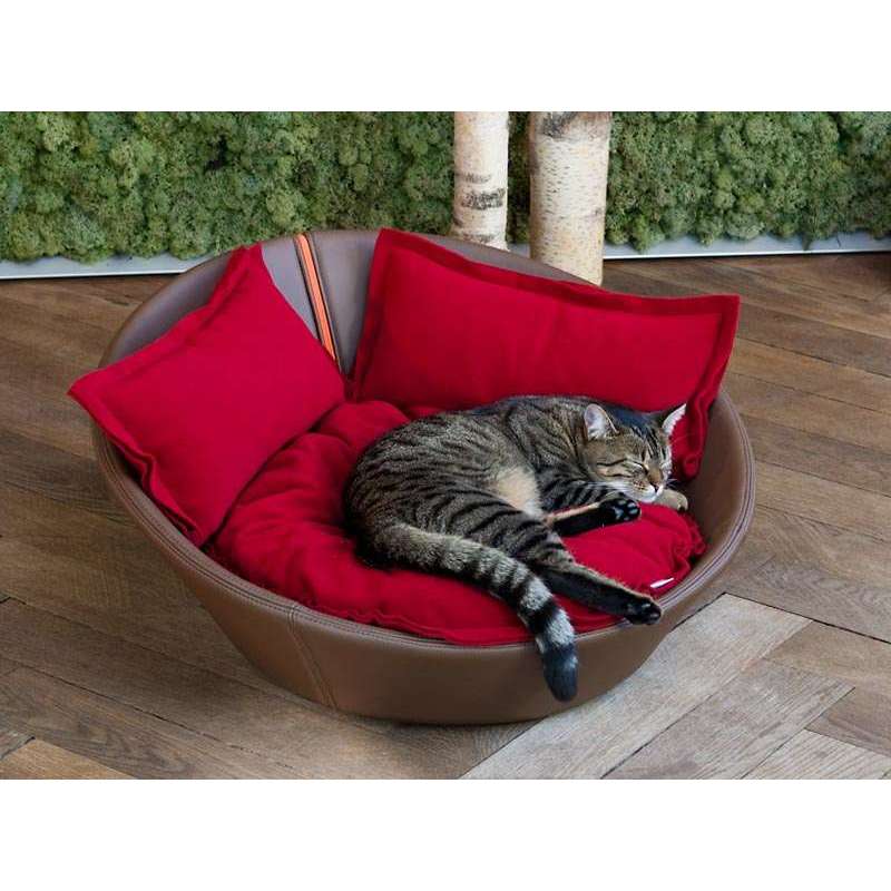 Pet Interiors Leather Pet Bed MILA