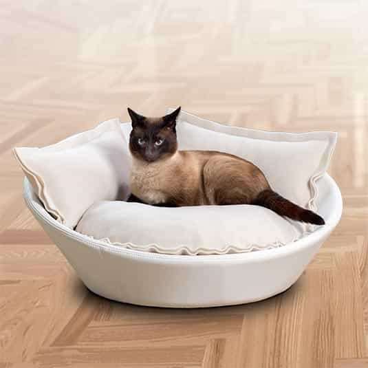 Pet Interiors Leather Pet Bed MILA